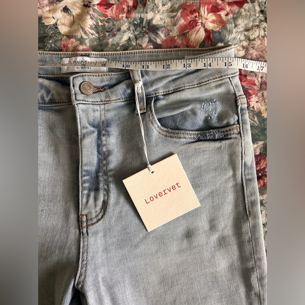 High Rise Light Blue Women's Jeans - Picture 8 of 10